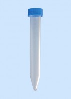Röhrchen mit Schraubverschluß 15 ml, blau, DNase/RNase, DNA, pyrogen frei, steril, Maße 17 x 120