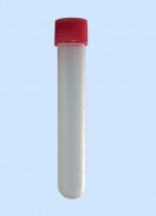 Röhrchen mit Schraubverschluß steril, rot, 13 ml, Maße 16 x 100
