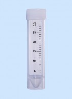 Röhrchen mit Schraubverschluß steril, 30 ml, Maße 25 x 107