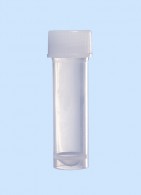 Röhrchen mit Schraubverschluß moniert, natur, 15 ml, Maße 20 x 76
