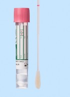 Liquid Swabs mit beflocktem Stäbchen, 1ml Amies - Medium, kleiner Kopf, zum Transport von aeroben,anaeroben und anspruchsvollen Bakterien.