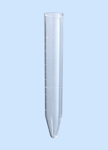 Röhrchen 10 ml, Sediment, mit Graduierung, Maße 16 x 105