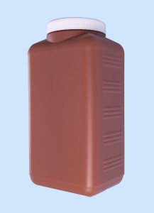 Urinsammelflasche 2,0 Ltr., mit Etikett, beiliegend