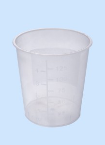 Urinbecher mit Schnappverschluß 125 ml,