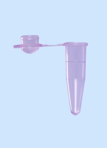 PCR - Gefäße 0,2 ml domförmiger Deckel, rot, RNase/DNase frei