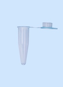 PCR - Gefäße 0,2 ml flacher Deckel, blau, RNase/DNase frei