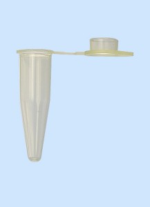PCR - Gefäße 0,5 ml flacher Deckel, gelb, RNase/DNase frei