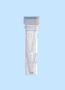 Microtubes 1,5 ml konischer Boden, O-Ring, Stehrand, Schraubverschluß, steril,  RNase / DNase frei
