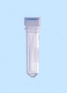 Microtubes 2 ml konischer Boden, O-Ring, Schraubverschluß, steril,  RNase / DNase frei